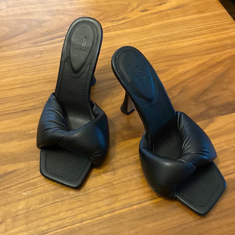 ASOS Design Puff Twist Heels
